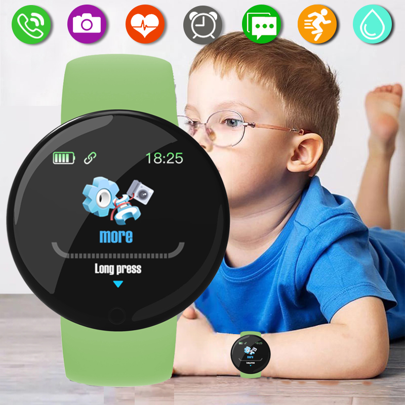 Smart Watch Kids - เด็กสมาร์ทนาฬิกาข้อมือความดันโลหิต Smartwatch กันน้ำผู้หญิงเครื่องวัดชีพจรสายรัดข้อมือฟิตเนสเด็กดูกีฬา