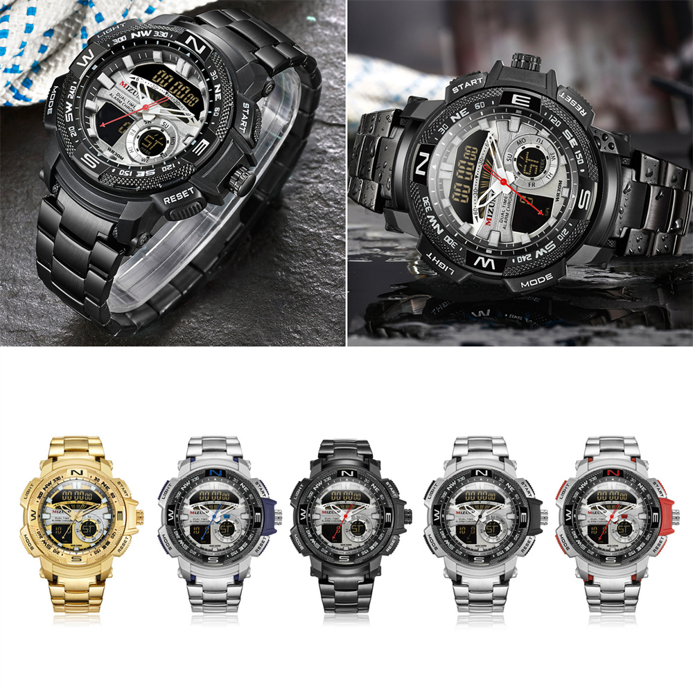 Electronics Gadgets For Men - ใหม่นาฬิกาดิจิตอลสําหรับชายสุดหรูทหารกีฬานาฬิกากันน้ํานาฬิกาข้อมืออิเล็กทรอนิกส์ LED ชายนาฬิกาของขวัญ Dropshipping