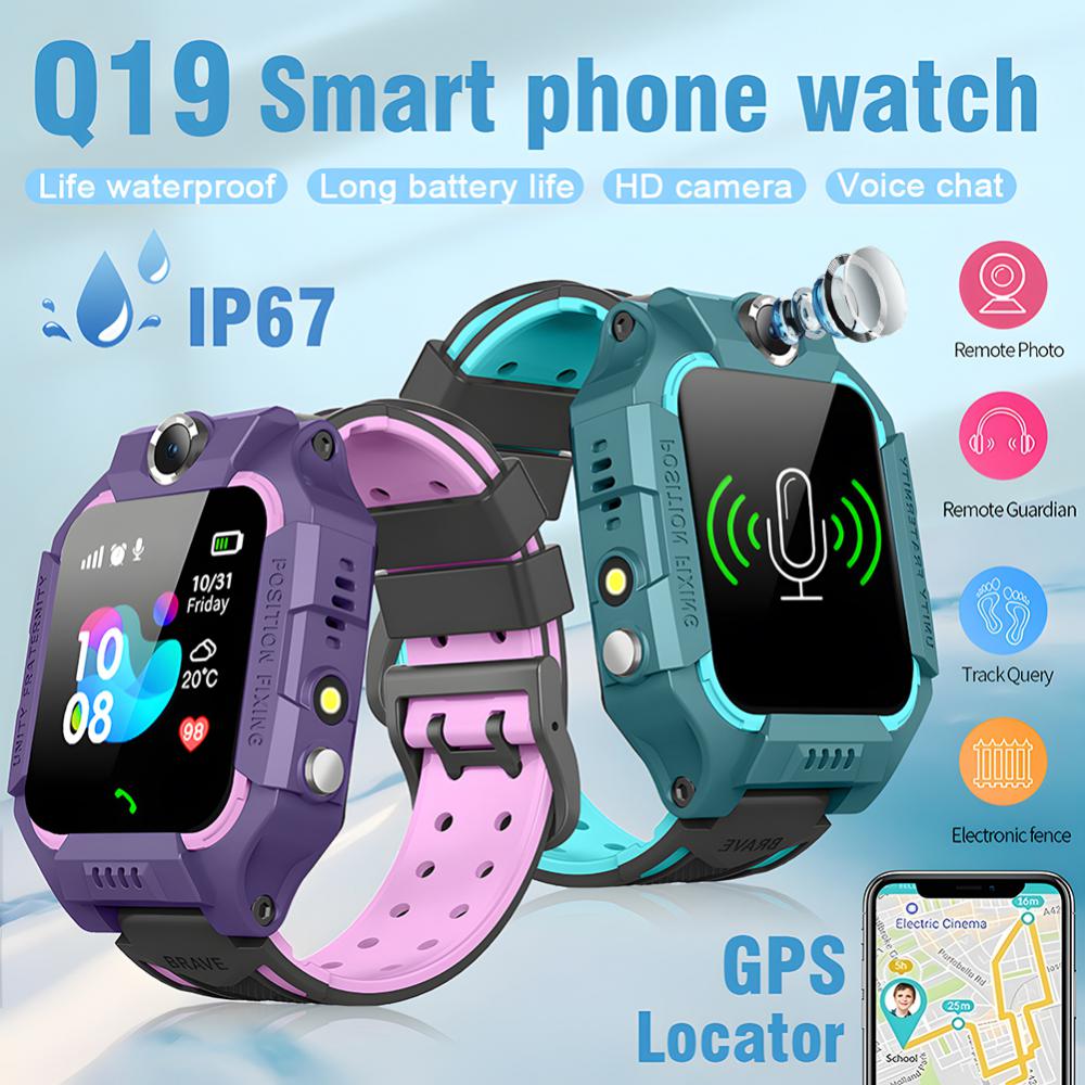 Smart Watch Kids - เด็กแบบใหม่สมาร์ทวอท์ช2G SOS LBS เครื่องติดตามตำแหน่งสำหรับเด็กสมาร์ทวอทช์กล้อง IP67ของเล่นการเรียนรู้กันน้ำการสื่อสาร2ทาง