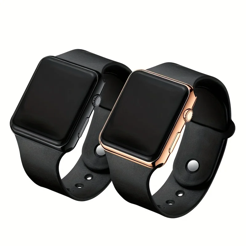 2 ชิ้นคู่นาฬิกาจอแสดงผล LED นา - Electronics Gadgets For Men บทวิจารณ์และราคา