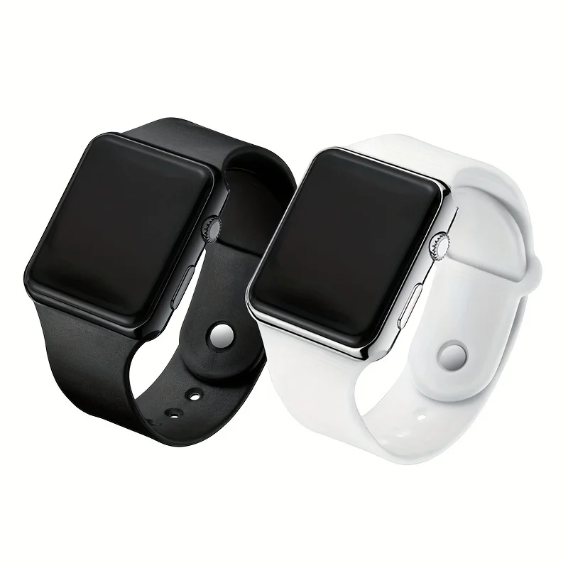 2 ชิ้นคู่นาฬิกาจอแสดงผล LED นา - Electronics Gadgets For Men บทวิจารณ์และราคา