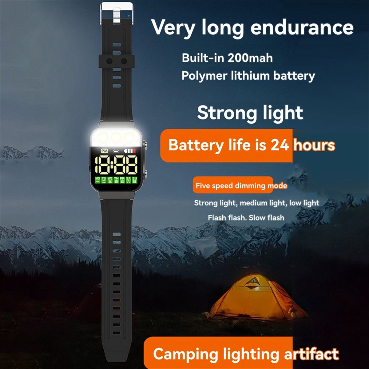 HAPPY DIAN!นาฬิกาอิเล็กทรอนิกส - Electronics Gadgets For Men บทวิจารณ์และราคา