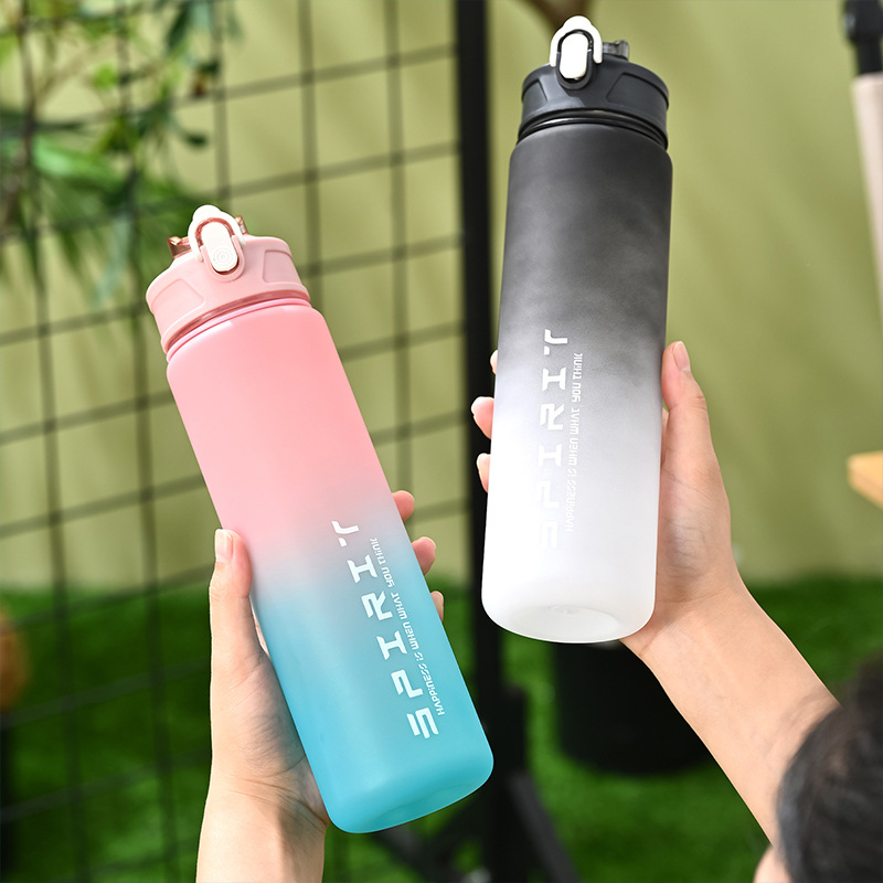 1PCS ขายร้อน 750ML ขวดน้ํากีฬา - Smart Water Bottle Tracker บทวิจารณ์และราคา