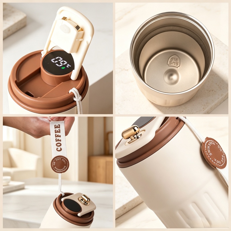 แก้วเก็บความร้อนอัจฉริยะสแตนเล - Smart Water Bottle Tracker บทวิจารณ์และราคา