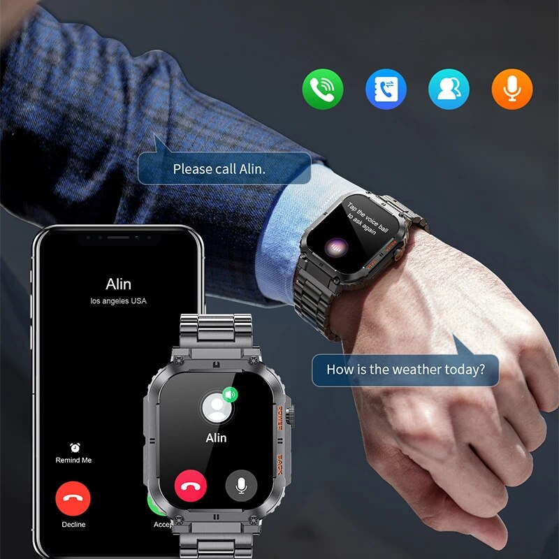 Lige สมาร์ทวอทช์ออกกำลังกายกลา - Electronics Gadgets For Men บทวิจารณ์และราคา