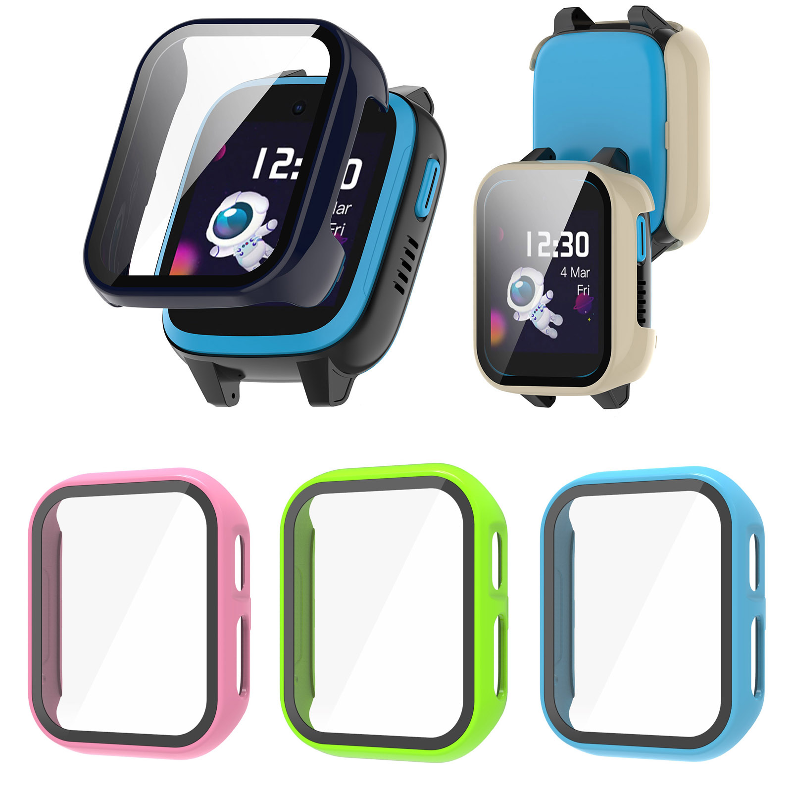 Hard Edge Shell Glass Screen P - Smart Watch Kids บทวิจารณ์และราคา