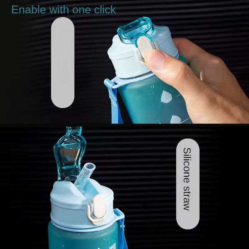 ขวดน้ำกีฬาพร้อมหลอดดูดติดตามเว - Smart Water Bottle Tracker บทวิจารณ์และราคา