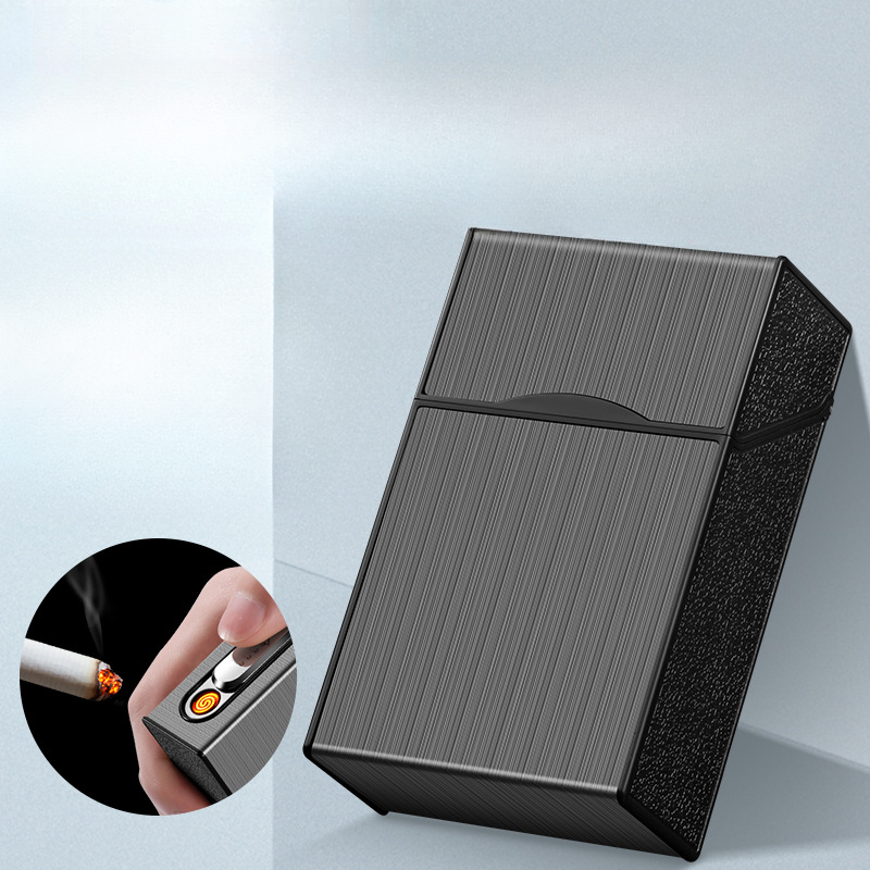 2 In 1 20 กรณีบุหรี่ไฟแช็ก USB - Electronics Gadgets For Men บทวิจารณ์และราคา