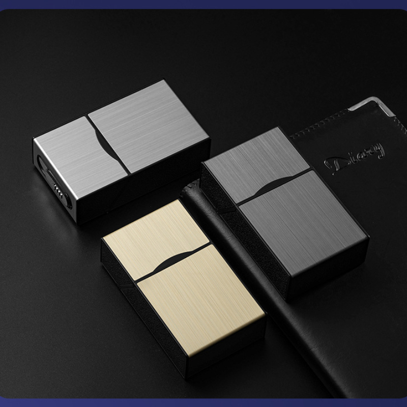 2 In 1 20 กรณีบุหรี่ไฟแช็ก USB - Electronics Gadgets For Men บทวิจารณ์และราคา