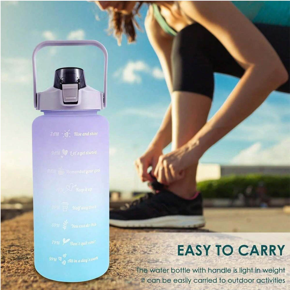 ขวดน้ํา 2 ลิตรขวดน้ําสร้างแรงบ - Smart Water Bottle Tracker บทวิจารณ์และราคา