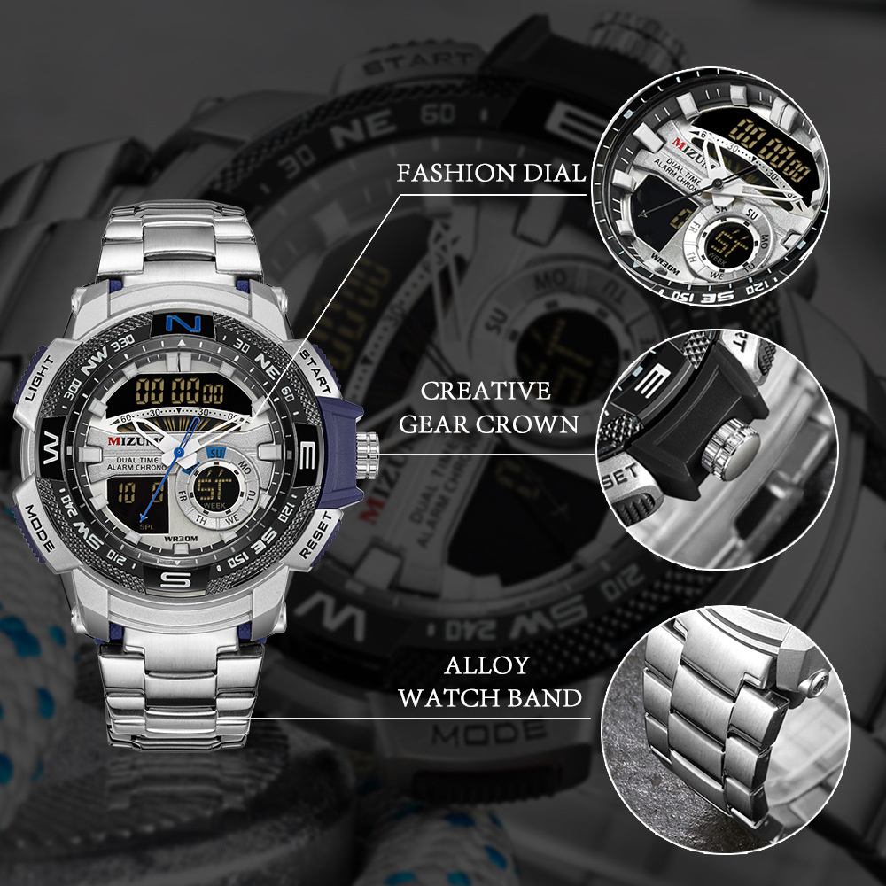 ใหม่นาฬิกาดิจิตอลสําหรับชายสุด - Electronics Gadgets For Men บทวิจารณ์และราคา
